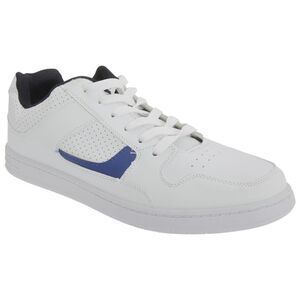 Dek Mens Euston Lace Trainers/Sneakers / White/Navy Blue